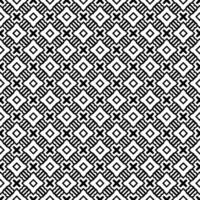 motif abstrait sans couture noir et blanc. arrière-plan et toile de fond. conception ornementale en niveaux de gris. vecteur