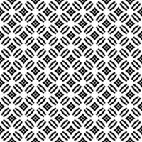 motif abstrait sans couture noir et blanc. arrière-plan et toile de fond. conception ornementale en niveaux de gris. vecteur