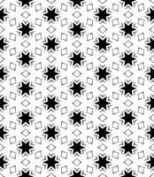 motif abstrait sans couture noir et blanc. arrière-plan et toile de fond. conception ornementale en niveaux de gris. vecteur