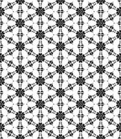 motif abstrait sans couture noir et blanc. arrière-plan et toile de fond. conception ornementale en niveaux de gris. vecteur