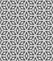 motif abstrait sans couture noir et blanc. arrière-plan et toile de fond. conception ornementale en niveaux de gris. vecteur