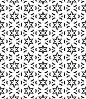 motif abstrait sans couture noir et blanc. arrière-plan et toile de fond. conception ornementale en niveaux de gris. vecteur