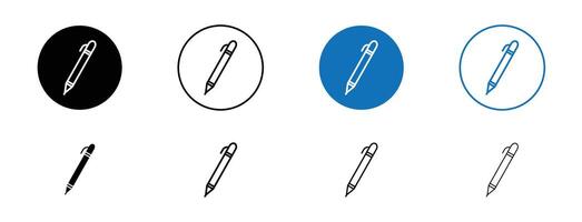 icône de stylo plume vecteur
