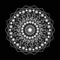 conception de fond de mandala vecteur