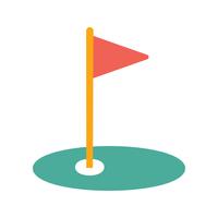 Illustration vectorielle de golf icône