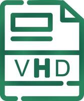 VHD Créatif icône conception vecteur