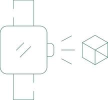 holo intelligent regarder Créatif icône conception vecteur