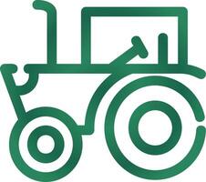 conception d'icône créative de tracteur vecteur