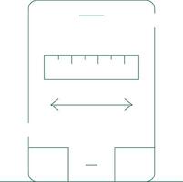 ar mesure Créatif icône conception vecteur