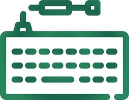 conception d'icône créative clavier vecteur