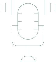 l'audio diffusion Créatif icône conception vecteur