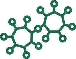 molécules Créatif icône conception vecteur