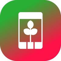 agriculture app Créatif icône conception vecteur