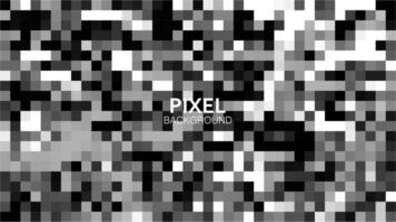 Contexte abstrait noir blanc conception pixel style. vecteur illustration. brique Couleur fond d'écran.