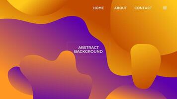abstrait flou Contexte élégant pente violet Orange lisse Couleur conception vecteur modèle bien pour moderne site Internet, fond d'écran, couverture conception