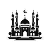 mosquée, mosquée icône. vecteur illustration
