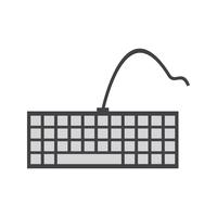 Icône de clavier de vecteur