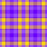 rayé vecteur plaid arrière-plan, le soulagement texture modèle textile. vêtements vérifier sans couture tartan en tissu dans violet et Orange couleurs.