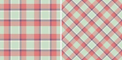 sans couture vecteur Contexte de modèle en tissu texture avec une textile plaid tartan vérifier.