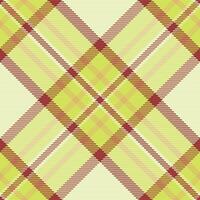 buffle en tissu modèle tartan, charmant Contexte textile vecteur. élémentaire sans couture vérifier texture plaid dans lumière et citron vert couleurs. vecteur