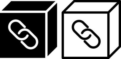 blockchain icône, signe, ou symbole dans glyphe et ligne style isolé sur transparent Contexte. vecteur illustration
