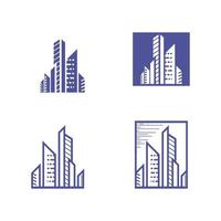 logo de maison de construction, logo de maison, architecture, icône, résidence et ville, ville, conception et fenêtre, domaine, logo d'entreprise, maison vectorielle