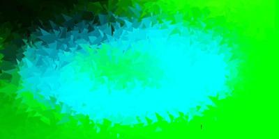 motif polygonal de vecteur bleu clair, vert.