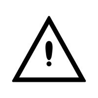 Vector Autres dangers Icône de panneau de signalisation