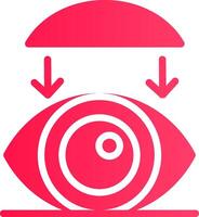 rigide contact lentilles Créatif icône conception vecteur