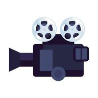 icône de périphérique de caméra vidéo vecteur