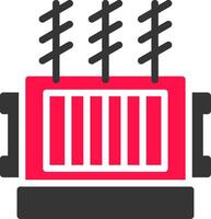 conception d'icône créative de transformateur de puissance vecteur