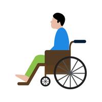 Icône de vecteur handicapé