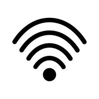 Icône de vecteur wifi