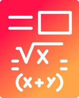 conception d'icônes créatives mathématiques vecteur