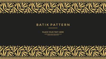 vecteur - luxe et élégant Javanais batik sogan motif modèle