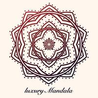 luxe mandala modèle arrière-plan, circulaire modèle vecteur conception