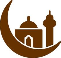 icône de vecteur étoile islamique