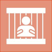 icône de vecteur de prison