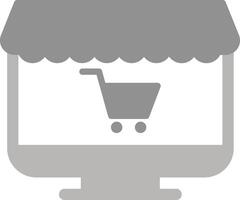 icône de vecteur de magasin en ligne