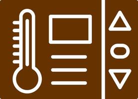 icône de vecteur de thermostat