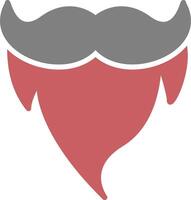 barbe et moustache ii vecteur icône