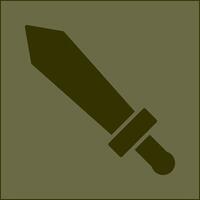 icône de vecteur d'épées