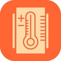 icône de vecteur de thermomètre