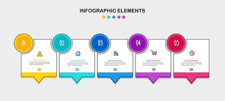 collection d'éléments d'infographie vecteur