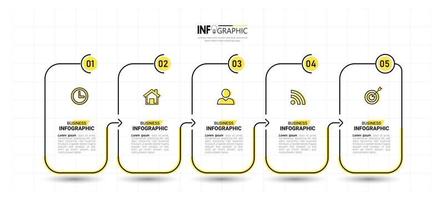 modèle de conception infographie chronologie vecteur