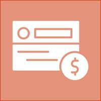 icône de vecteur de paiement par carte