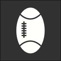 icône de vecteur de rugby