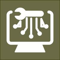 icône de vecteur de services techniques