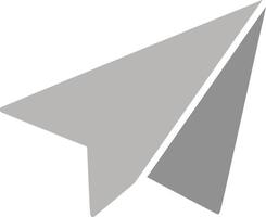 icône de vecteur d'avion en papier