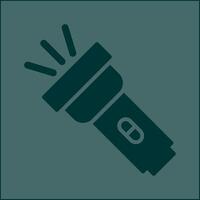 icône de vecteur de lampe de poche